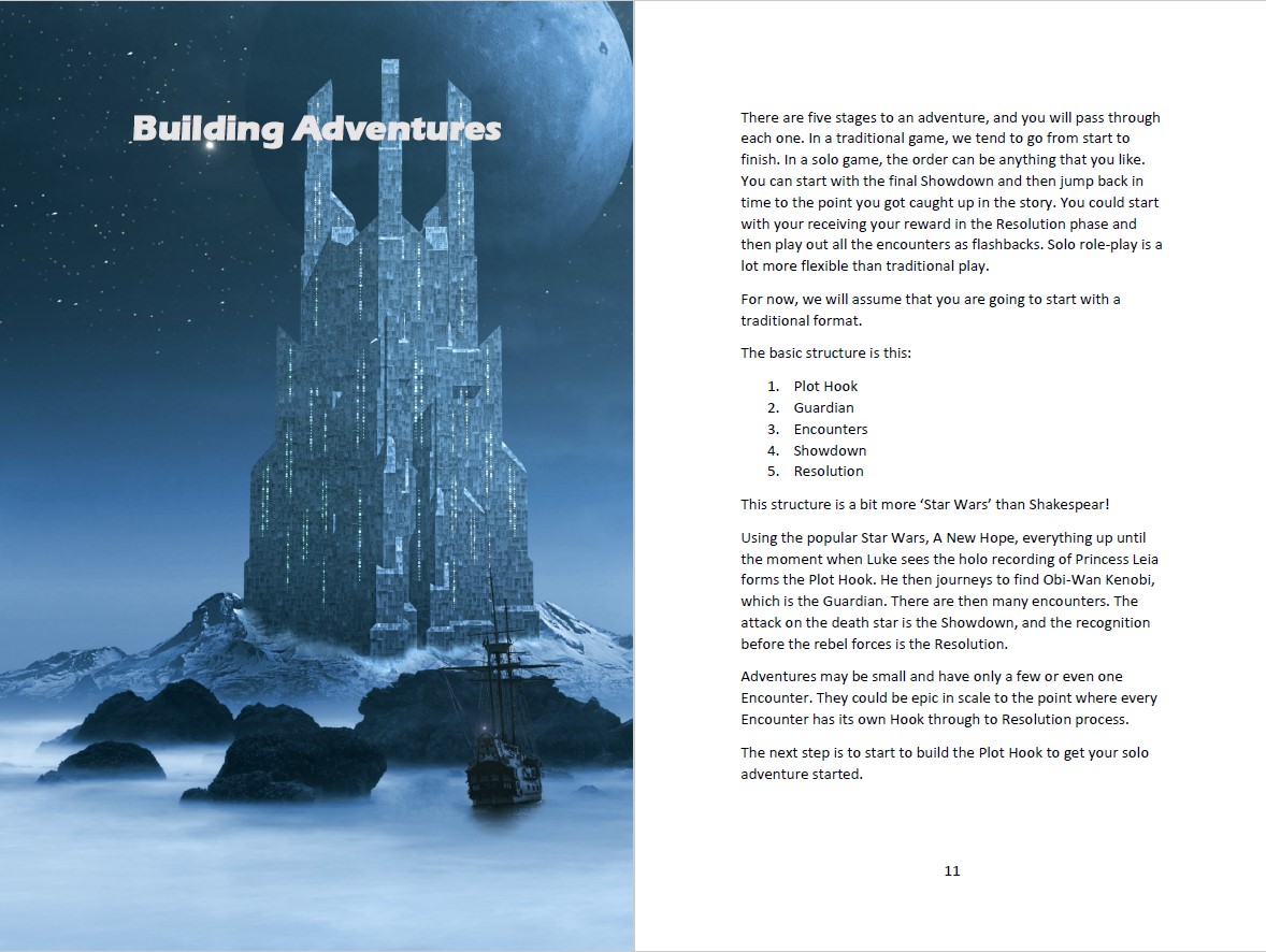 Cepheus Solo screenshots - Solo Roleplaying & Game Mastery